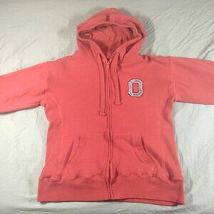 Ohio State Buckeyes Women's Medium (M) Stitched Zip Up Hoodie Sweatshirt